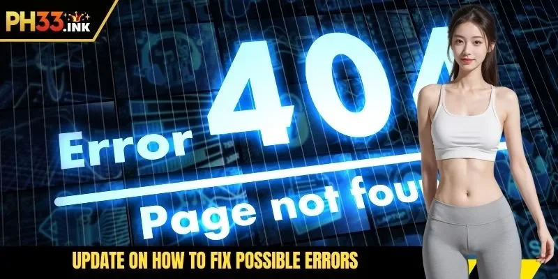 Update on how to fix possible errors